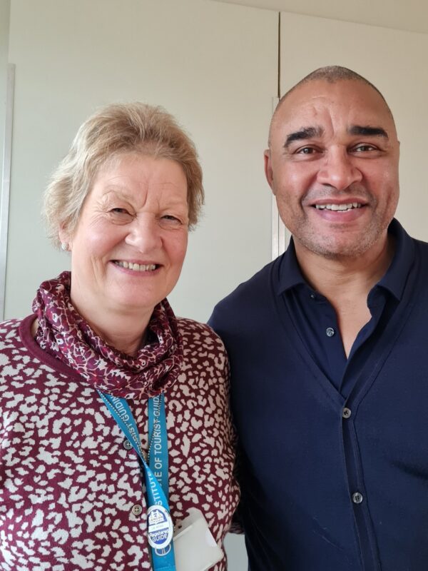 Jo Hoad and Paul Elliott CBE