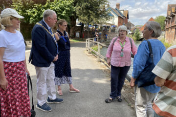 Mayor Mayoress with Judith Hoskins 2