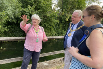 Mayor Mayoress with Judith Hoskins